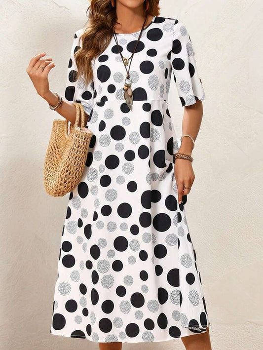 Hazel Polka Dot Dress