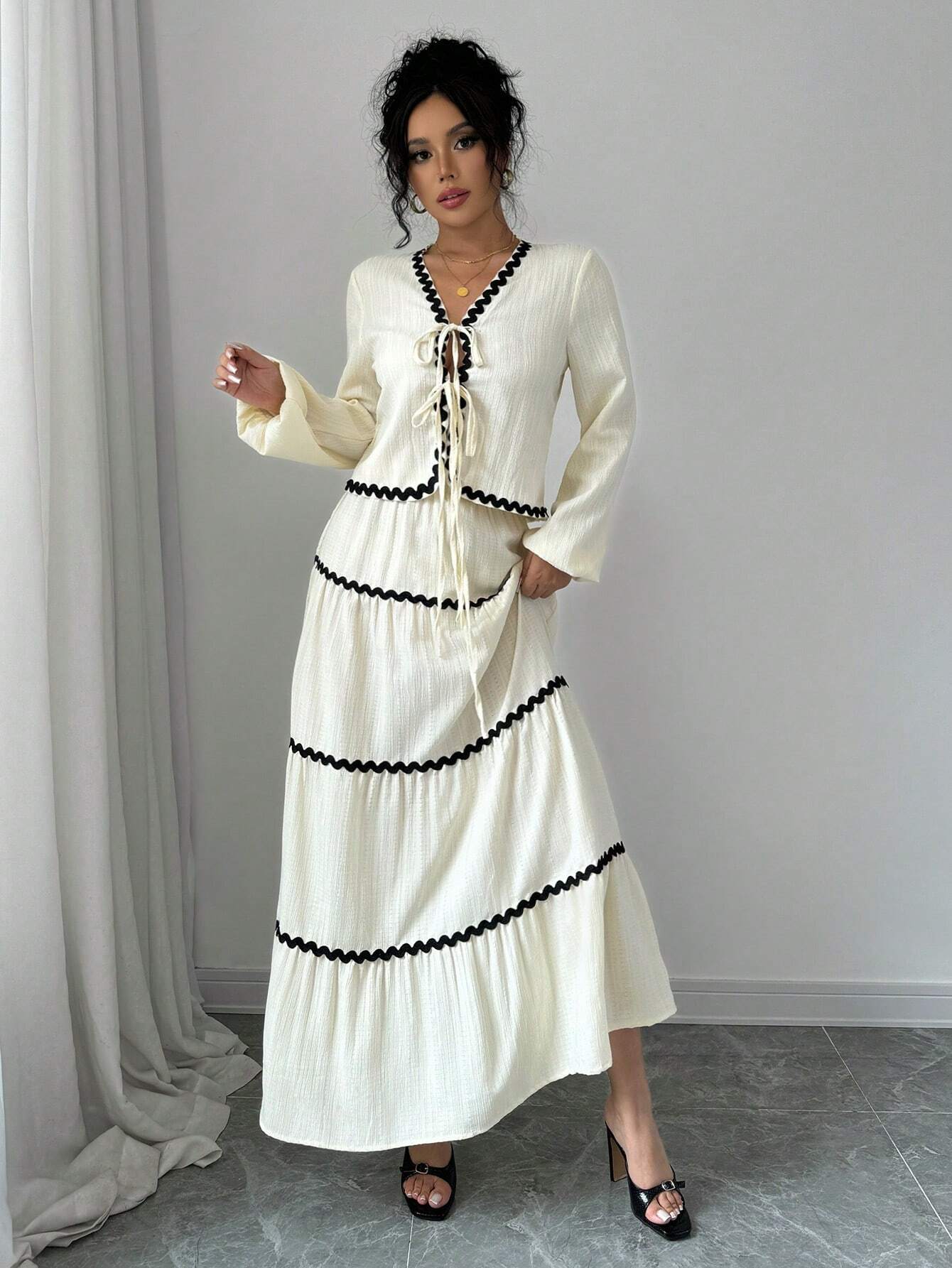 French-Style Dress & Skirt