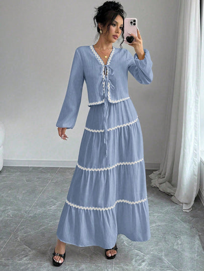 French-Style Dress & Skirt