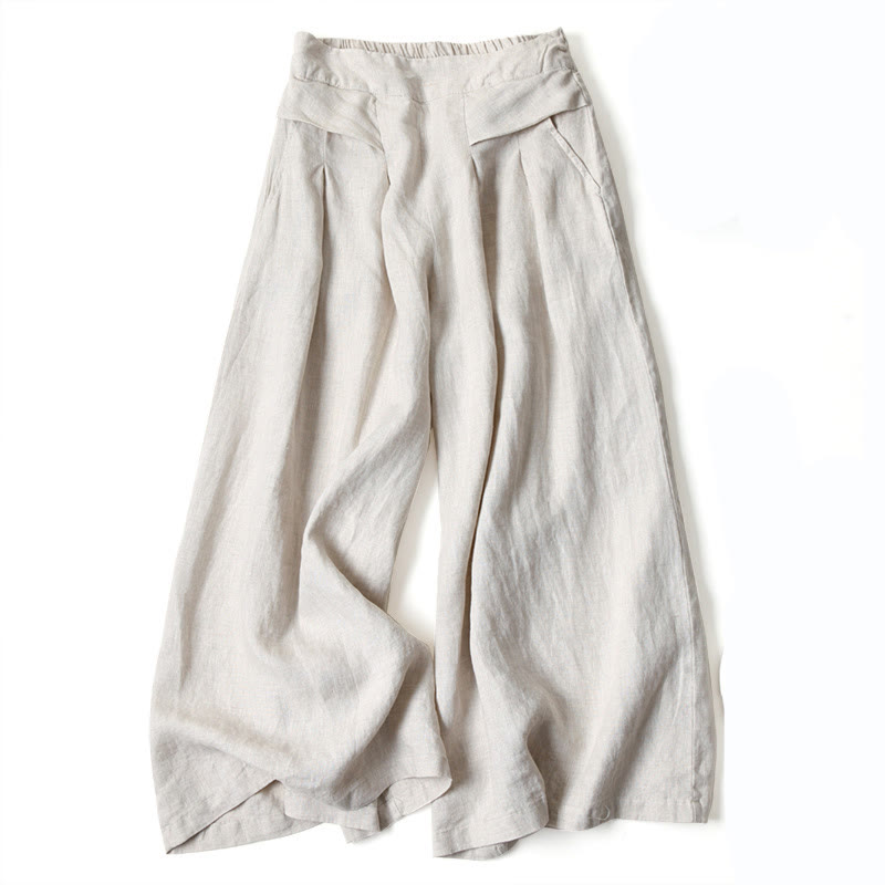 Women's Pleated Trousers