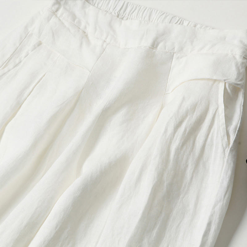 Women's Pleated Trousers