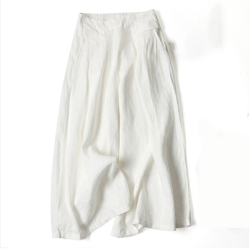 Women's High Waist Culotte Pants