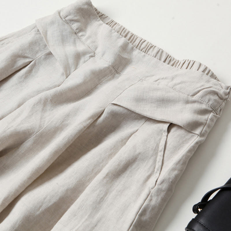 Women's Pleated Trousers