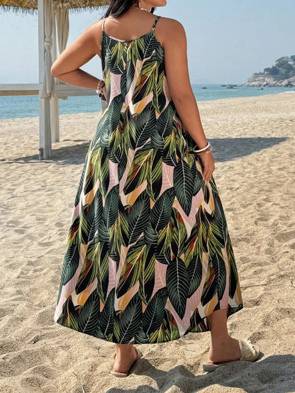 Paisley - Plus Size Boho Summer Maxi Dress