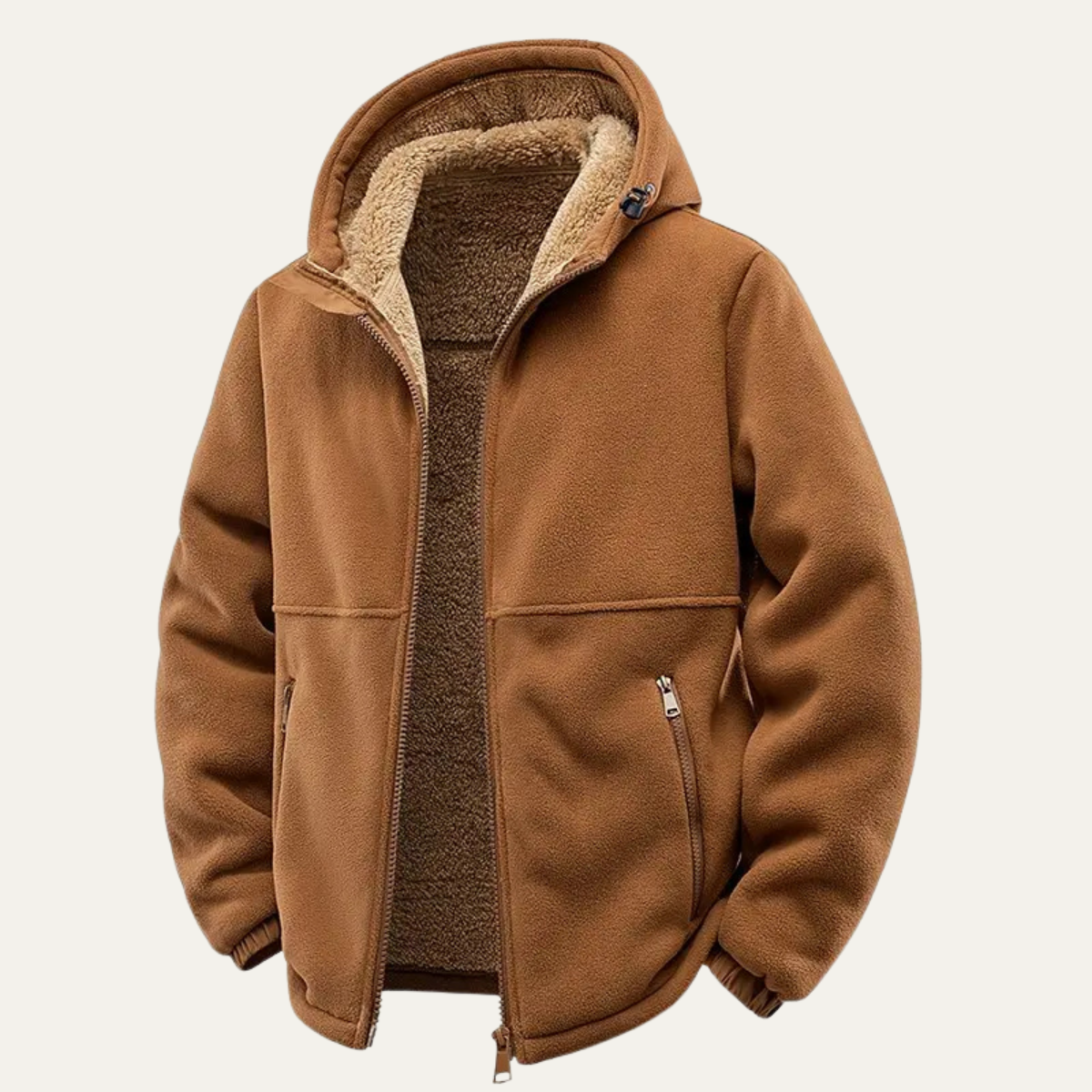 Hearthstone Men's Fleece Lined Hooded Jacket