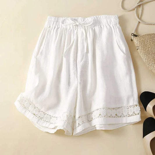 Women's Relaxed Floral Shorts - Fashinoza