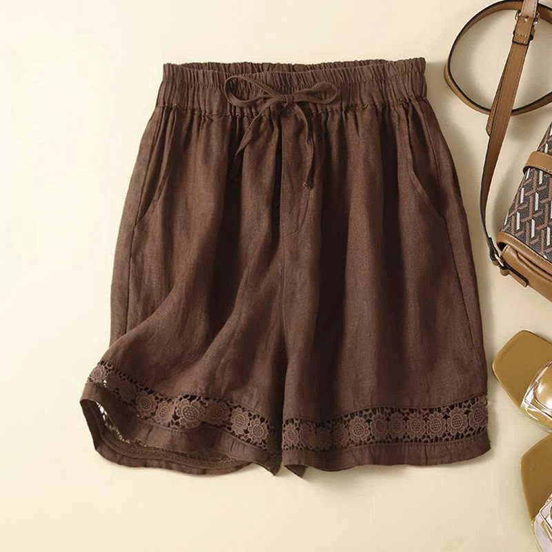 Women's Elastic Waist Casual Shorts
