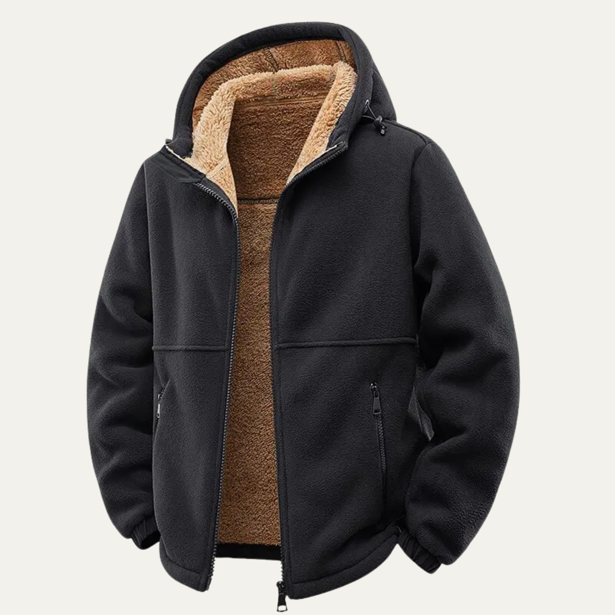 Hearthstone Men's Fleece Lined Hooded Jacket