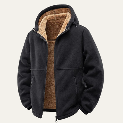 Hearthstone Men's Fleece Lined Hooded Jacket