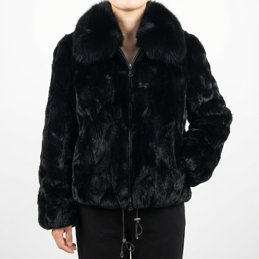 Women's Faux Fur Jacket - 
Fashinoza