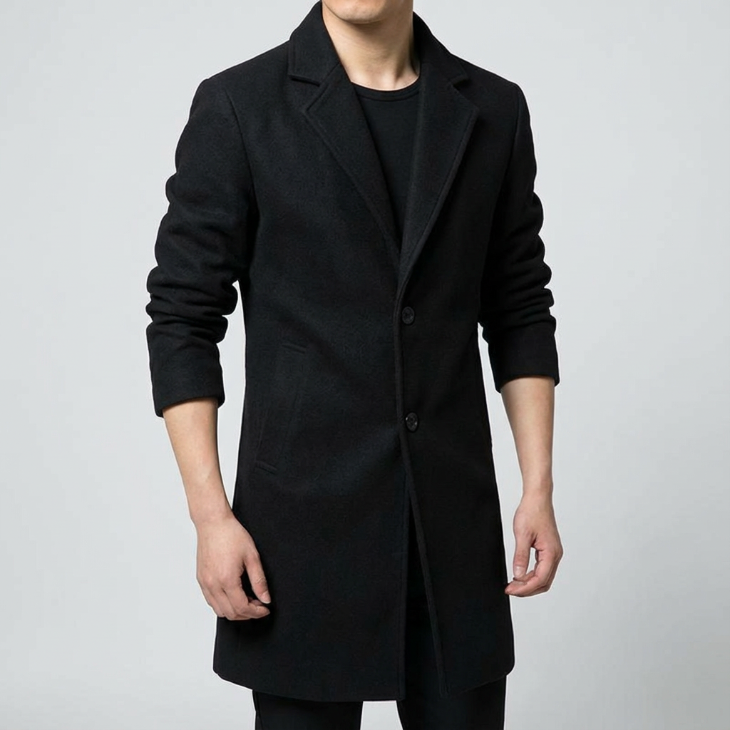Milan Wool Overcoat - 
Fashinoza