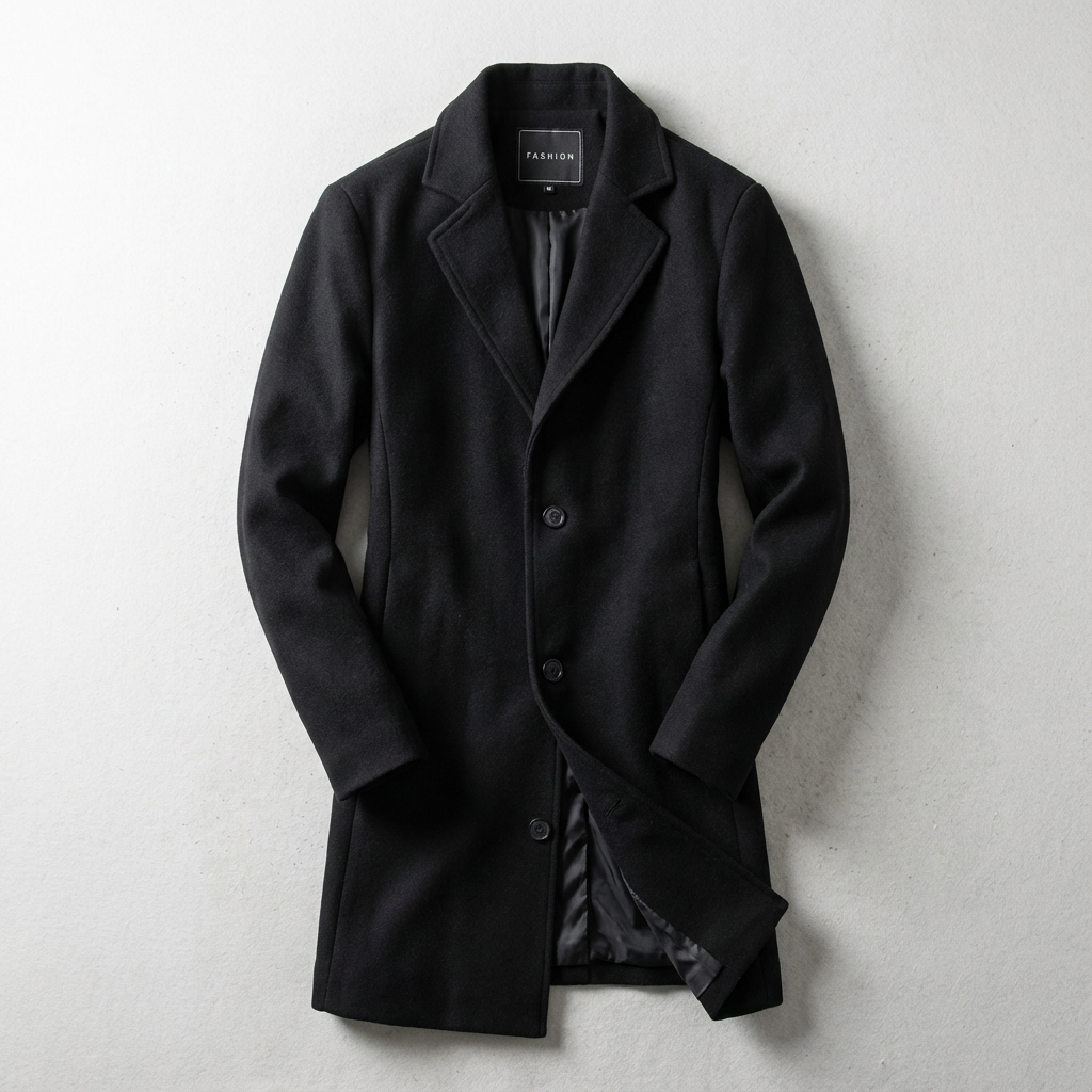 Womens Wool Overcoat - 
Fashinoza