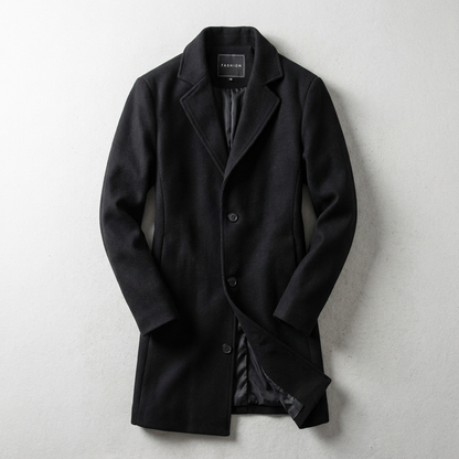 Womens Wool Overcoat - 
Fashinoza