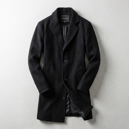 Womens Wool Overcoat - 
Fashinoza