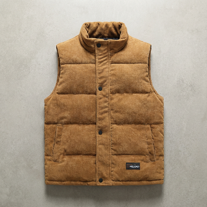 Corduroy Vest - 
Fashinoza