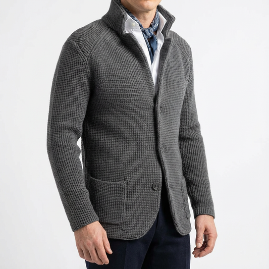 Womens Wool Cardigan Blazer - 
Fashinoza