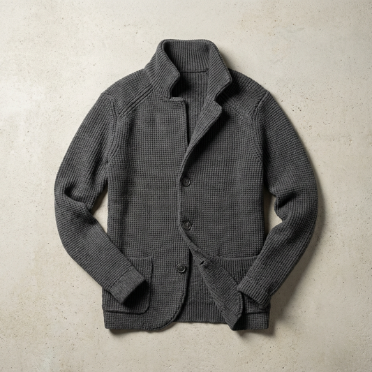 Ravenna Women's Wool Cardigan Blazer - 
Fashinoza