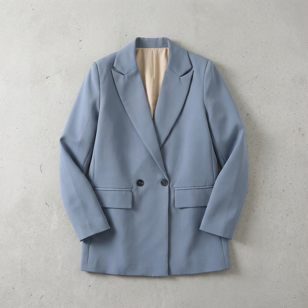 Women's Double-Breasted Blazer - 
Fashinoza
