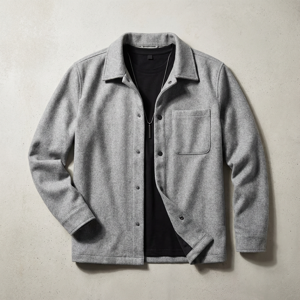 Portofino Men's Brushed Cotton Jacket - 
Fashinoza