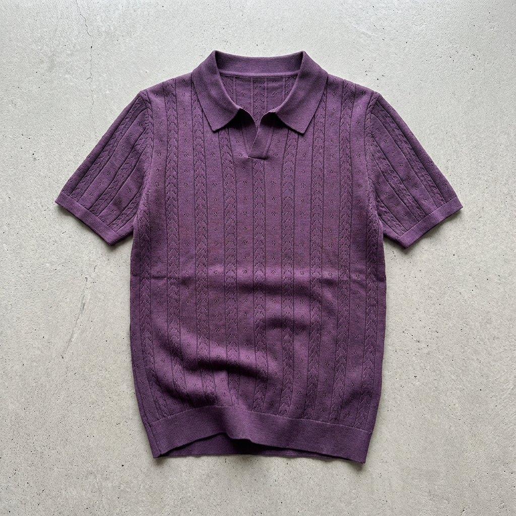Portofino Men's Jacquard Polo Shirt - 
Fashinoza
