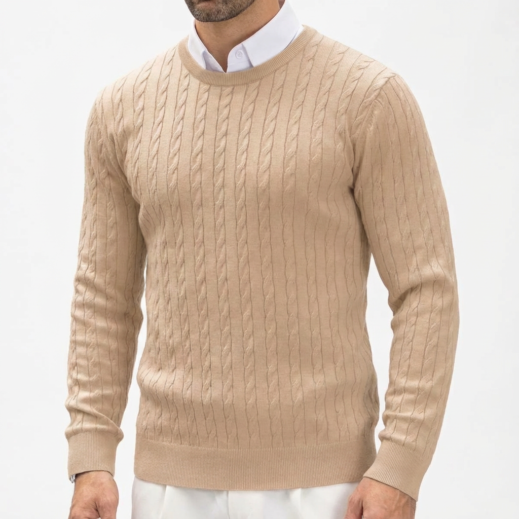 Serafina Women's Cable Knit Sweater - 
Fashinoza