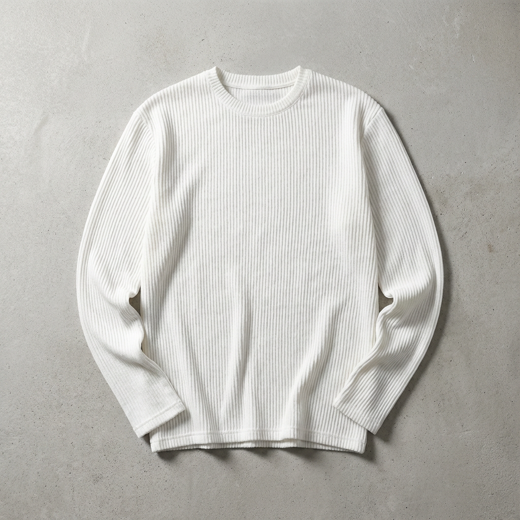 Cotton Knit Sweater - 
Fashinoza