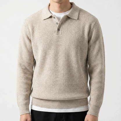 Siena Men's Knitted Polo Shirt - 
Fashinoza