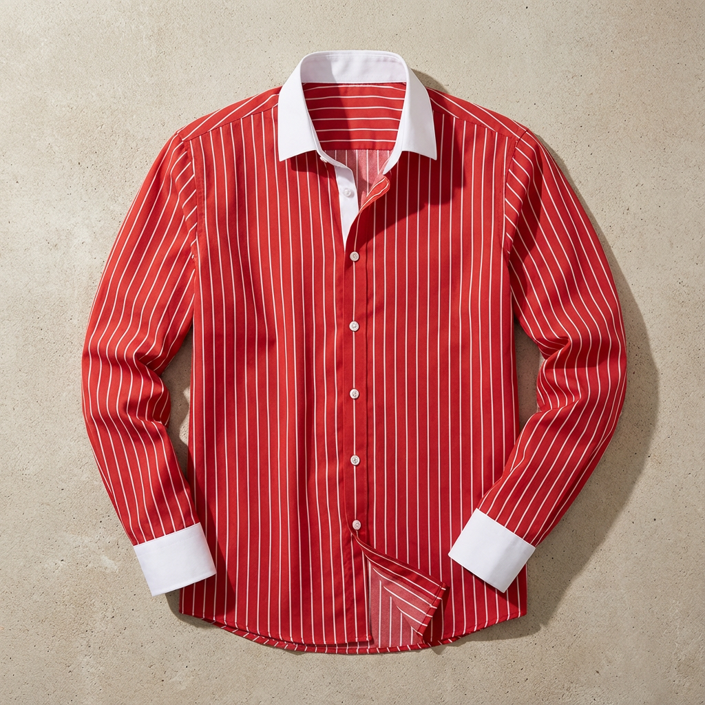 Women's Cotton Striped Knit Shirt - 
Fashinoza