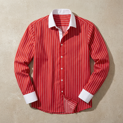 Women's Cotton Striped Knit Shirt - 
Fashinoza
