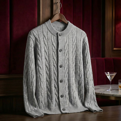 Women's Cable-Knit Cardigan - 
Fashinoza