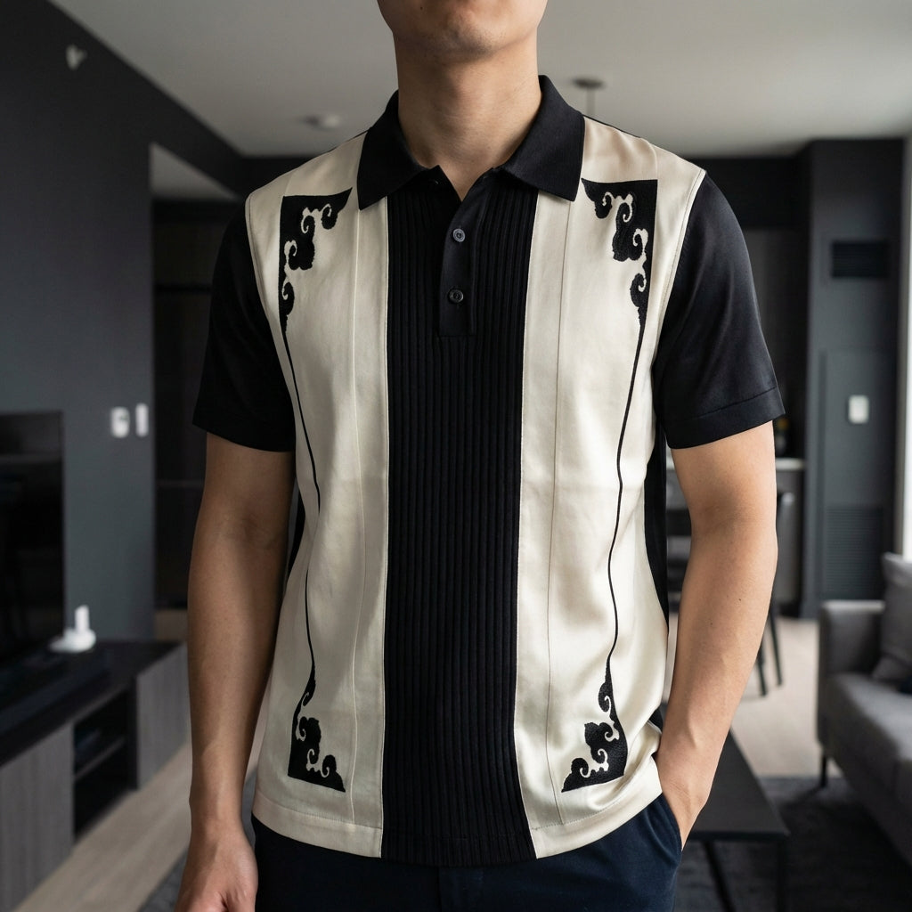 Cello Men's Polo Shirt Ice Knit - 
Fashinoza
