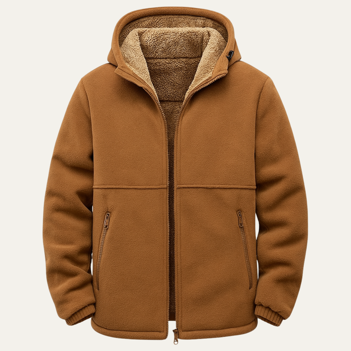 Hearthstone Men's Fleece Lined Hooded Jacket - Fashinoza
