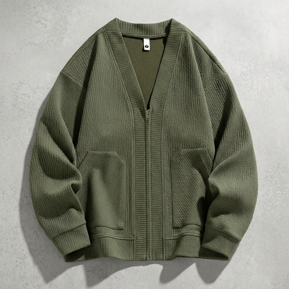 Merino Wool Cardigan - 
Fashinoza