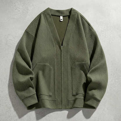 Merino Wool Cardigan - 
Fashinoza