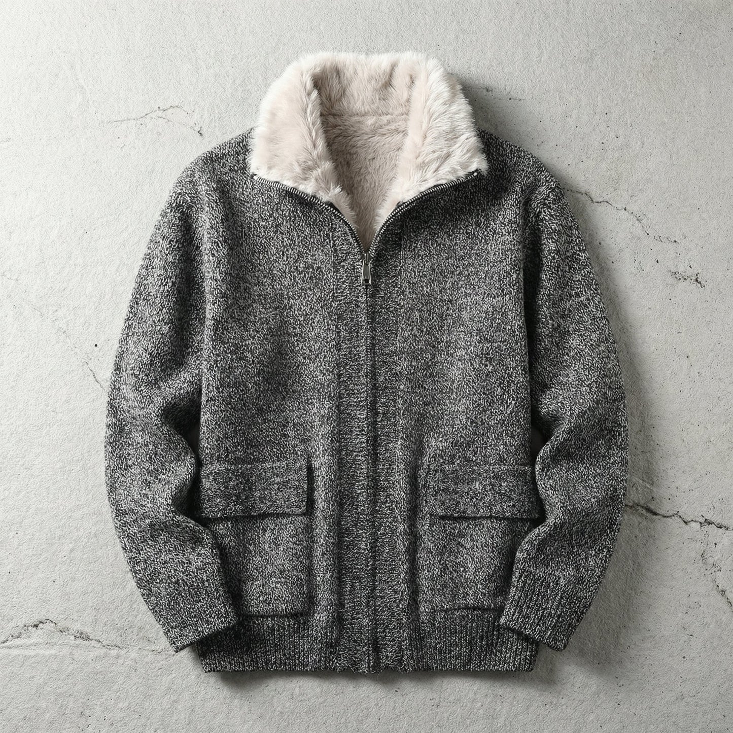 Women's Fleece Cardigan - 
Fashinoza
