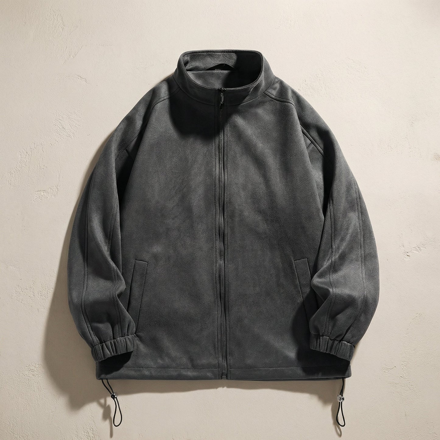 Women's Faux Suede Jacket - 
Fashinoza