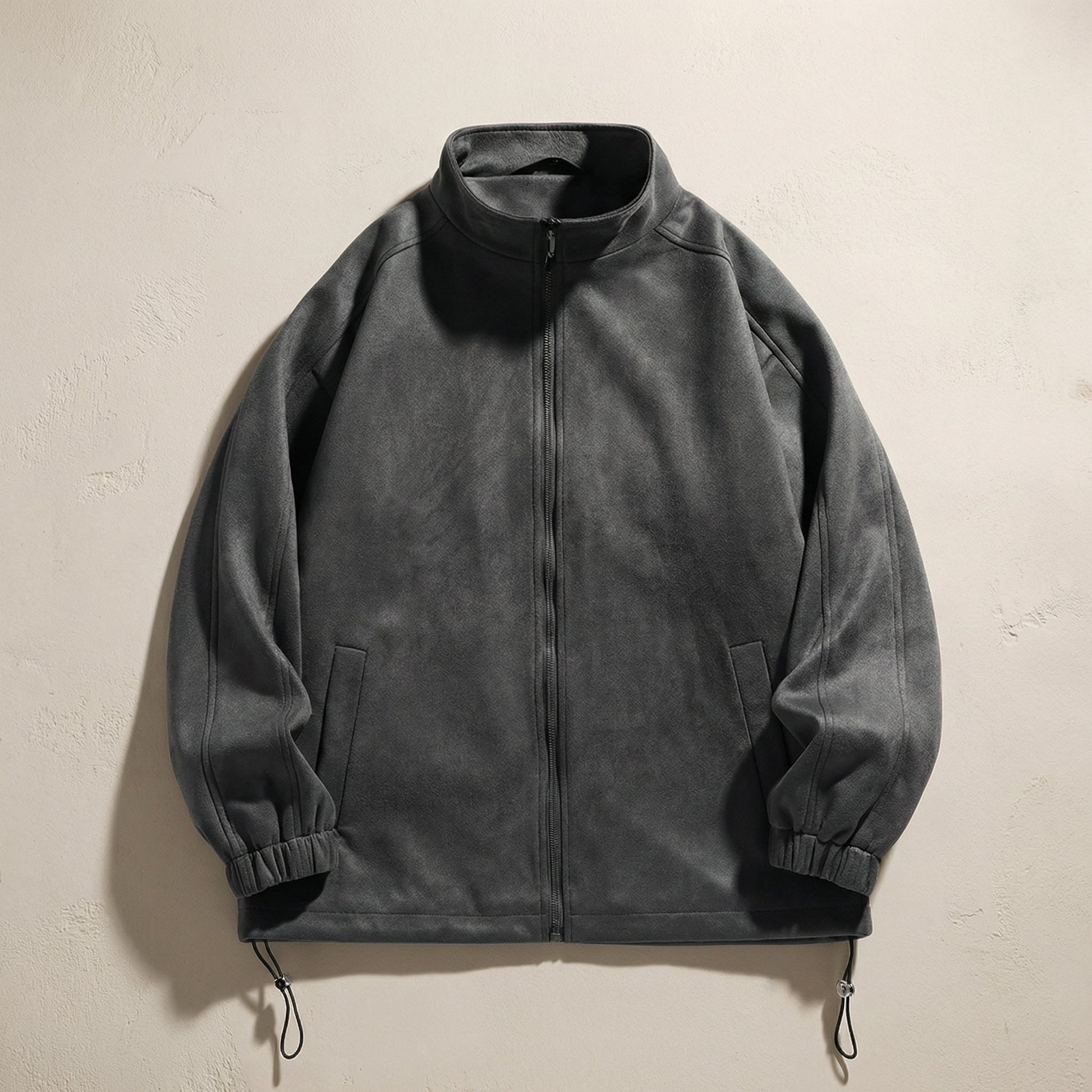 Women's Faux Suede Jacket - 
Fashinoza