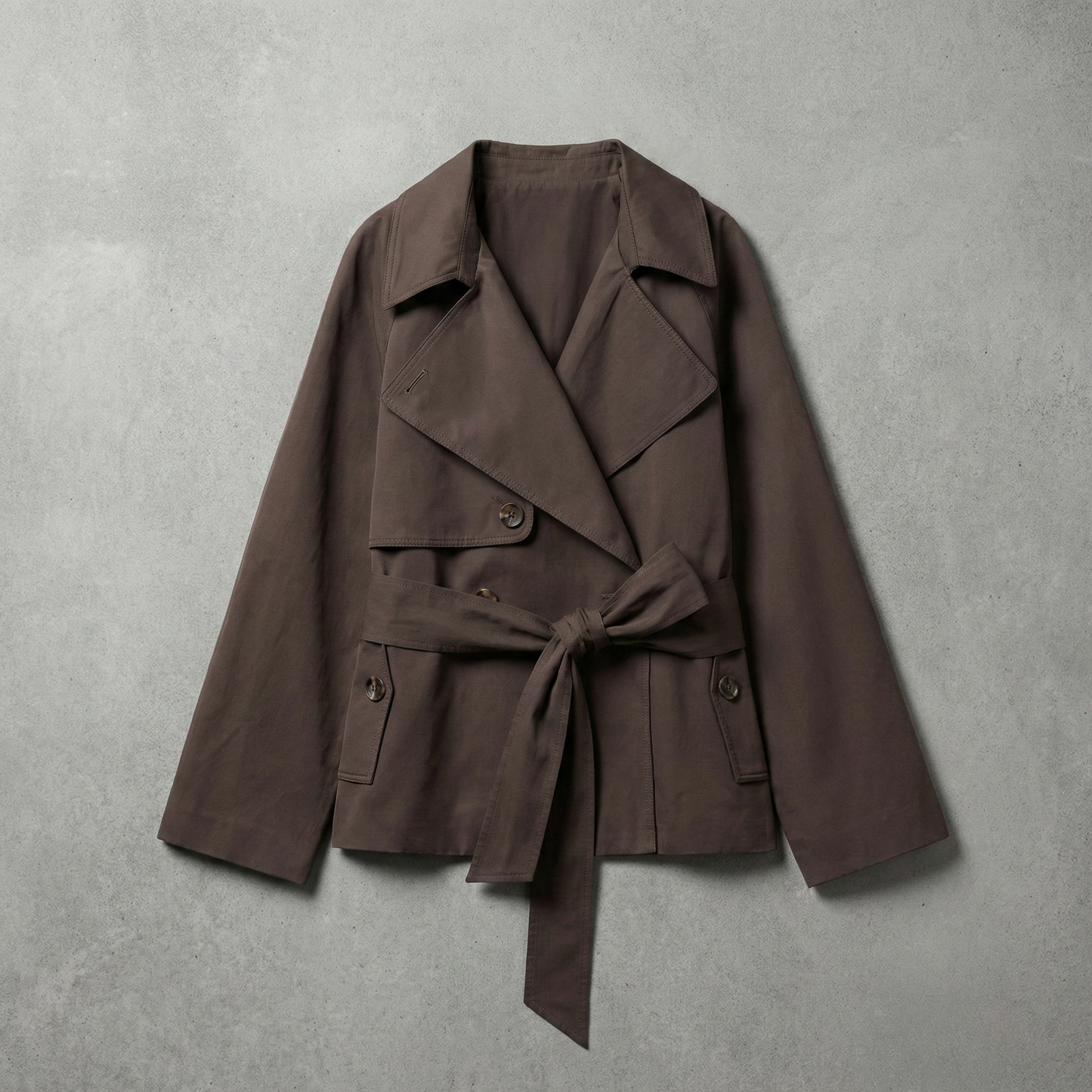 Women's Cotton Trench Coat - 
Fashinoza