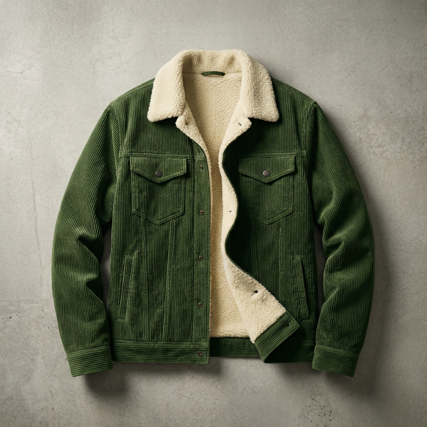 Women's Corduroy Jacket Plush Athens - 
Fashinoza