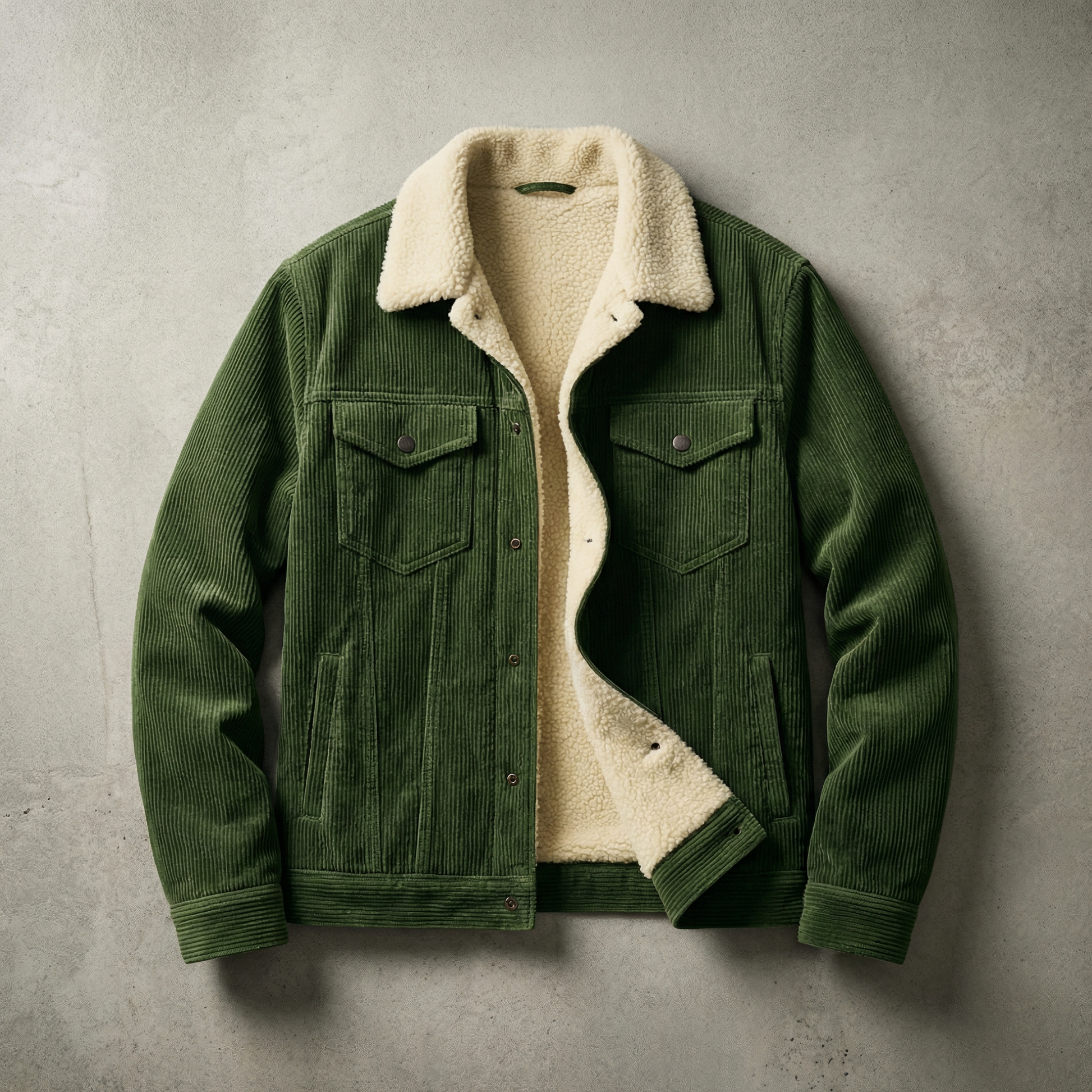 Women's Corduroy Jacket Plush Athens - 
Fashinoza