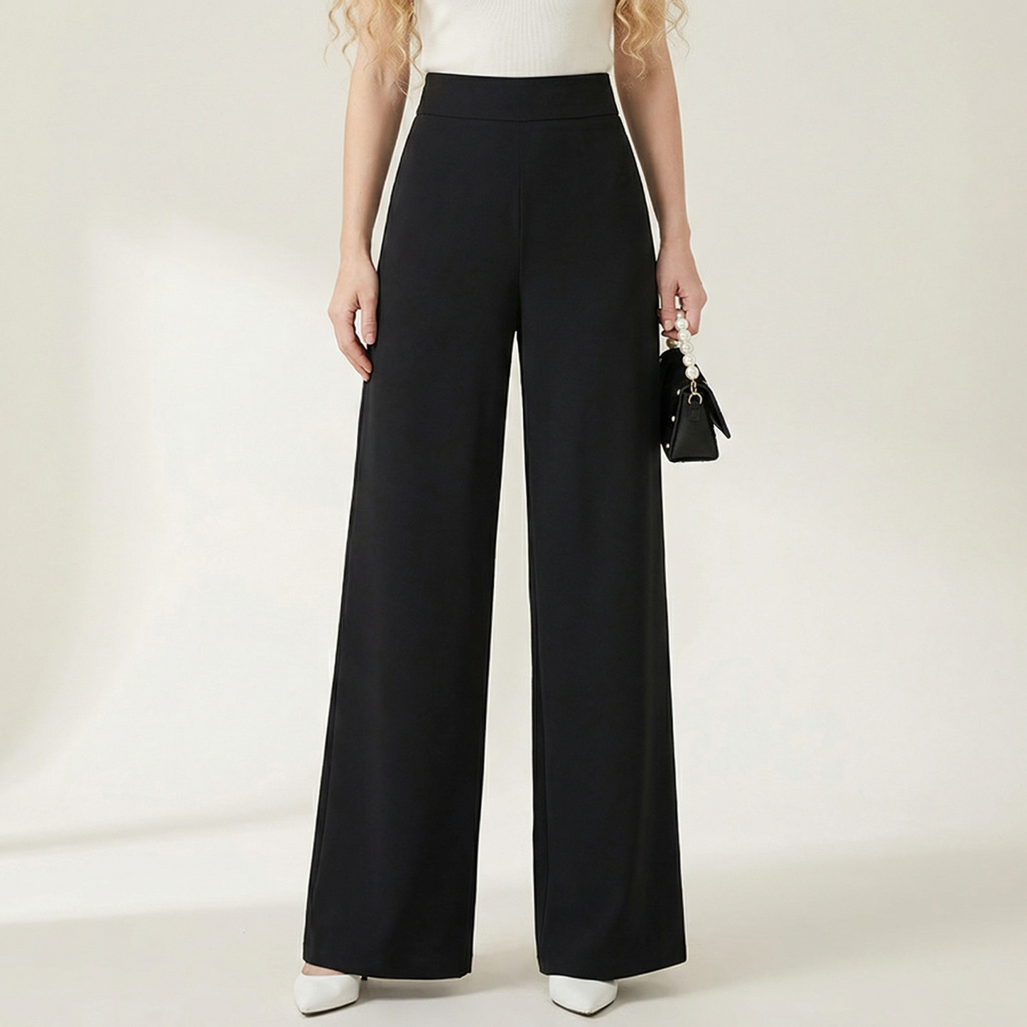 Women's Wide Leg Pants - 
Fashinoza