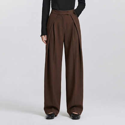 Women's Wide Leg Trousers - 
Fashinoza