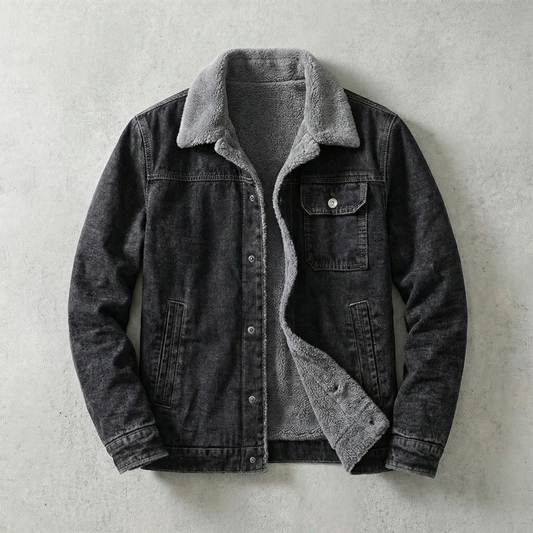 Men's Casual Denim Jacket - 
Fashinoza