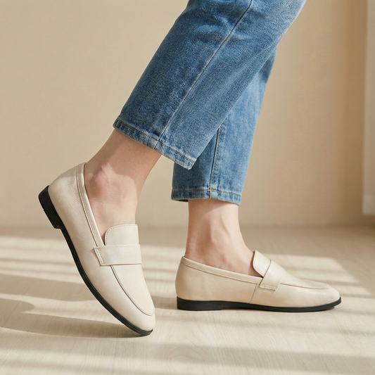 Women's Leather Shoes - 
Fashinoza
