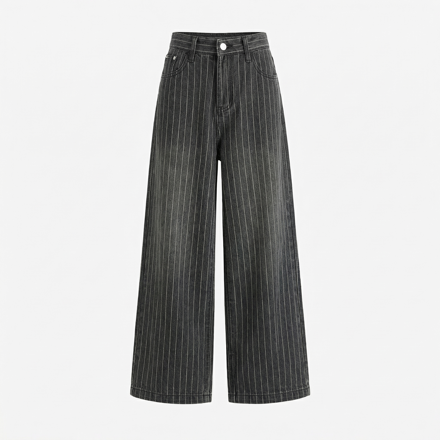Women's Wide Leg Baggy Jeans - 
Fashinoza