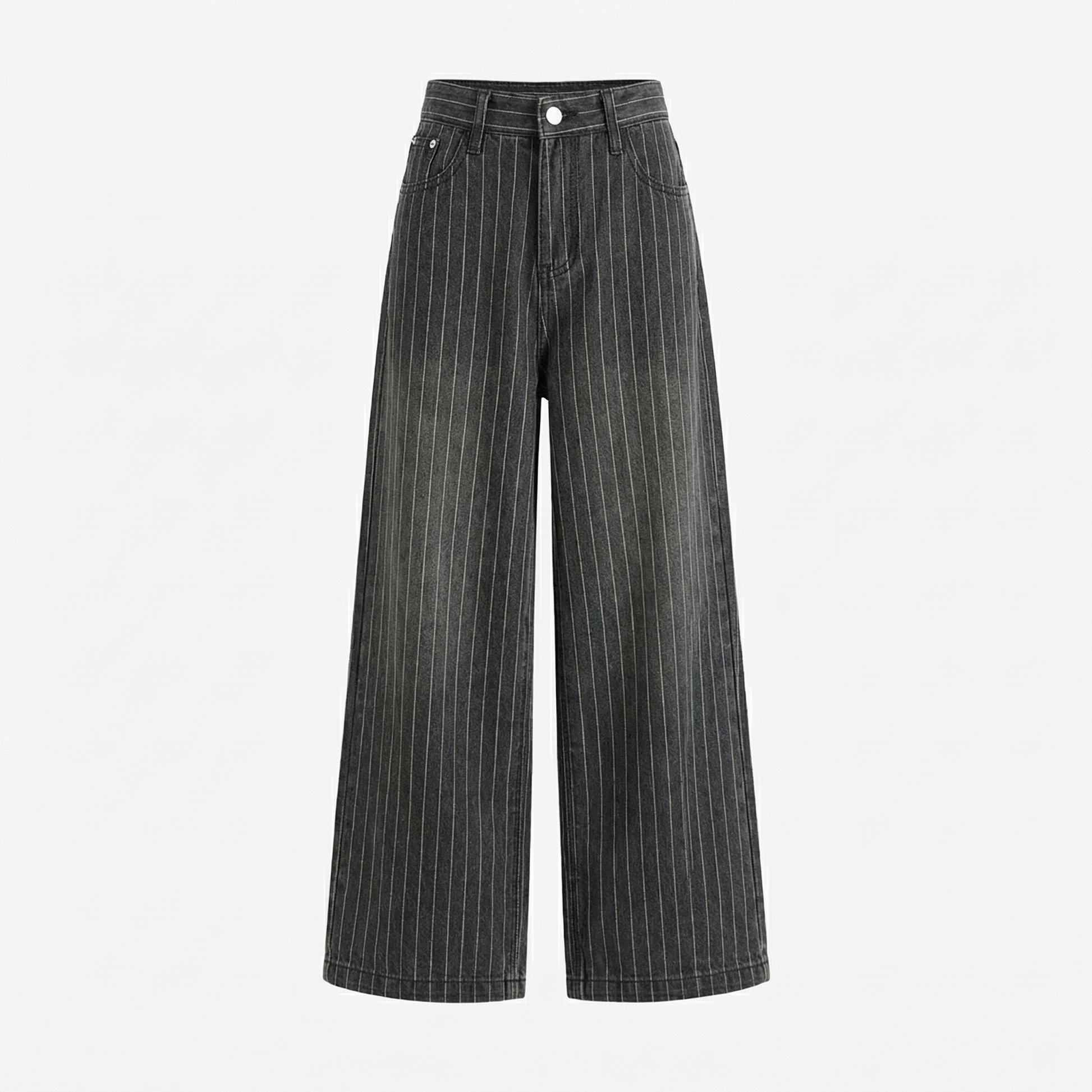 Women's Wide Leg Baggy Jeans - 
Fashinoza