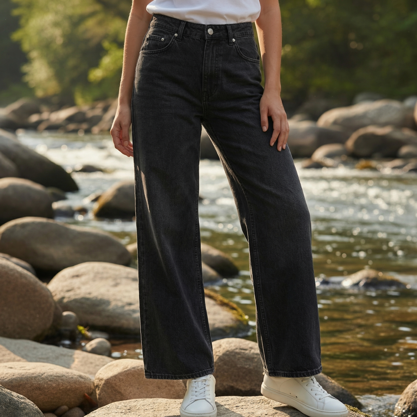 Women's Baggy Jeans - 
Fashinoza