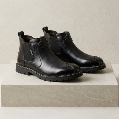 Luxe Leather Women's Ankle Boots - 
Fashinoza