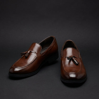 Sorvello Men's Leather Moccasin Shoes - 
Fashinoza