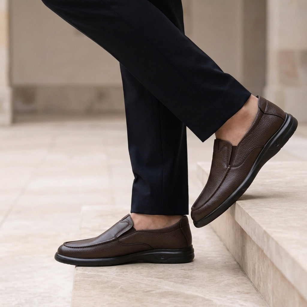 Men's Casual Leather Shoes - 
Fashinoza